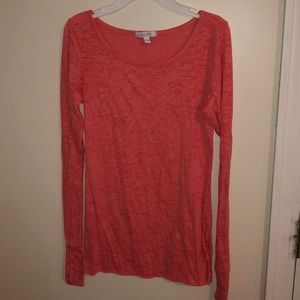 Orange Long Sleeve Shirt